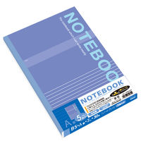 ナカバヤシ 実用ノートＢ５／Ａ罫ブルー３０枚５冊 SD-ノ-306A-5PB 10パック（直送品）