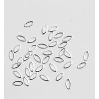 SHAREYDVA スタッズ ミニリーフ中抜き ５０Ｐ シルバー 100837 1個（直送品）