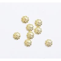 SHAREYDVA ネイルパーツ カヌレ ５ｍｍ ８Ｐ ゴールド 1個（直送品）