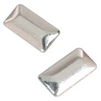 SHAREYDVA スタッズ メタル長方形 １×３ｍｍ ５０Ｐ シルバー 1個（直送品）