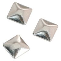 SHAREYDVA スタッズ メタルスクエア ３ｍｍ ５０Ｐ シルバー 1個（直送品）
