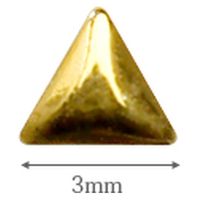 SHAREYDVA スタッズ 三角 3mm