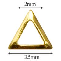 SHAREYDVA スタッズ 三角 中抜き ２ｍｍ １００Ｐ 1個（直送品）
