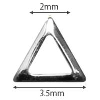 SHAREYDVA スタッズ 三角 中抜き ２ｍｍ １００Ｐ 1個（直送品）