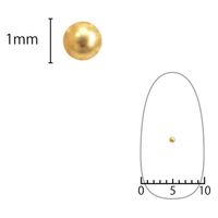 SHAREYDVA スタッズ １．０ｍｍ ５０Ｐ ゴールド 52141 1個（直送品）