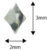 SHAREYDVA スタッズ ダイヤ（大） ５０Ｐ シルバー 54605 1個（直送品）