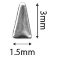 SHAREYDVA スタッズ 三角 ロング １．５×３ｍｍ １００Ｐ 1個（直送品）