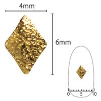 SHAREYDVA ネイルパーツ シャインプレート ダイヤ ２０Ｐ ゴールド 1個（直送品）