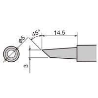 太洋電機産業 替こて先 PXー280用 PX-28RT-3BCF 1セット(4P)（直送品）