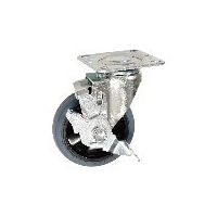スペーシア プレート式キャスター 軽動タイプ(自在) STS-125S 1個（直送品）