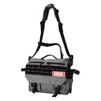 ライラクス DRESS フィッシングショルダーメッセンジャーバッグ グレー 4249044 1個（直送品）