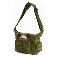 ライラクス DRESS ミリタリー メッセンジャーバッグ オリーブ 4249175 1個（直送品）