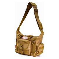 ライラクス DRESS ミリタリー メッセンジャーバッグ カーキ 4249176 1個（直送品）