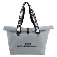 ライラクス DRESS 防水トートバッグ 40L グレー 4249367 1個（直送品）