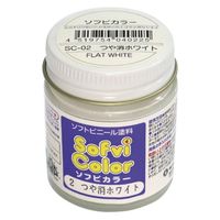 ナガシマ SC-02 ソフビカラー つや消ホワイト30cc 1個（直送品）
