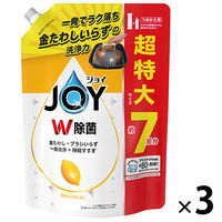 ジョイ W除菌 食器用洗剤 贅沢シトラスレモン 詰め替え 超特大 930mL 1セット（3個）P&G