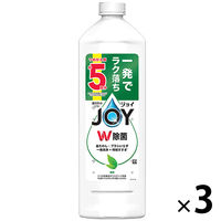 ジョイ W除菌 食器用洗剤 緑茶 詰め替え 特大 670mL 1セット（3個）P&G