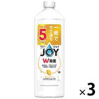 ジョイ W除菌 食器用洗剤 贅沢シトラスレモン 詰め替え 特大 670mL 1セット（3個）P&G
