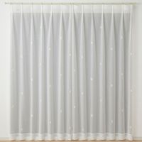 スミノエ デザインライフ セミオーダー レースカーテン イエティボイル 1300×1590mm ライトベージュ 1セット(2枚入)（直送品）