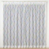 スミノエ デザインライフ セミオーダー レースカーテン アーガイルボイル 2900×2440mm ミックス 1セット(2枚入)（直送品）