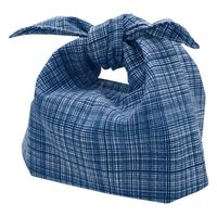 現代百貨 ランチバッグ 保冷 Bowknot あづま袋 ネイビー 362806 1個（直送品）