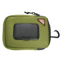 現代百貨 ウェットティッシュケース CAMPER ウェットティッシュポーチ アウトドア カーキ 368179 1個（直送品）