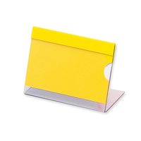 アズワン 名札立 イエロー 0-830-04 1枚