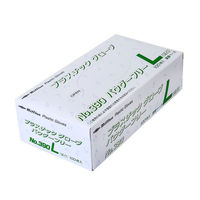 共和 プラスチックグローブ No.390 Lサイズ パウダーフリー LH-390-L 1箱（100枚入）（わけあり品）