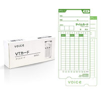 VOICE VT-3000専用タイムカード VTカード time_card_v 1箱（80枚入）（わけあり品）