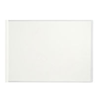 アスクル　レール式クリアーホルダー　A4ヨコ　10枚とじ　10冊　ホワイト　ファイル  オリジナル（わけあり品）