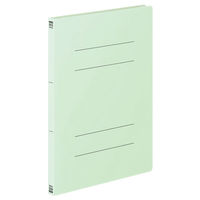 アスクル　フラットファイル　A4タテ　PP製　背幅18mm　5冊　ブルー　水色  オリジナル（わけあり品）