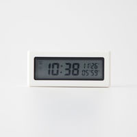 無印良品 デジタルタイマー時計 置時計（マグネット付）ホワイト 型番:DKC‐52 良品計画