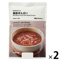 無印良品 素材を生かした 雑穀ぜんざい 200g（1人前） 1セット（2袋） 良品計画