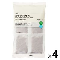 無印良品 水出し 穀物ブレンド茶 200g（1L用5g×40バッグ） 1セット（4袋） 良品計画