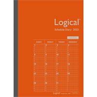 ナカバヤシ 【2023年版】ロジカルダイアリー 月間ノートタイプB B5 オレンジ NS-B502-23BO 1セット(2冊)（直送品）