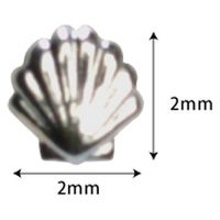 SHAREYDVA メタルシェル ２ｍｍ ３０Ｐ シルバー 57450 1個（直送品）
