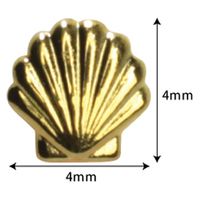SHAREYDVA メタルシェル ４ｍｍ ３０Ｐ ゴールド 57451 1個（直送品）