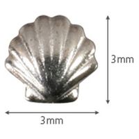 SHAREYDVA メタルシェル ３ｍｍ ３０Ｐ シルバー 93404 1個（直送品）