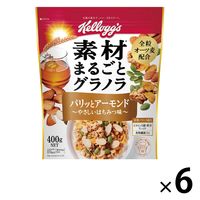 ケロッグ 素材まるごとグラノラ パリッとアーモンド やさしいはちみつ味 400g 6袋 日本ケロッグ グラノーラ