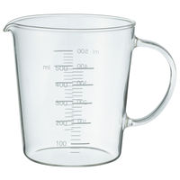 無印良品 耐熱ガラスメジャーカップ 500ml 約直径10.5×高さ12cm 良品計画