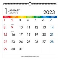 エトランジェ・ディ・コスタリカ 【2023版】LP 壁掛カレンダー CLS-A