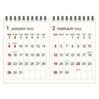 エトランジェ・ディ・コスタリカ 【2023版】B6 2カ月 卓上カレンダー CLT-H-01 1セット（2冊）（直送品）