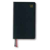 ダイゴー 【2023年版】アポイント 手帳サイズ 1週間 月曜始まり ブラック E1007 1冊（直送品）
