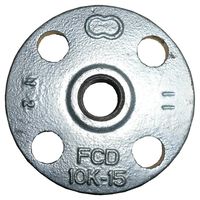 東尾メック 白ねじ込み継手 10Kフランジ シロ 10K FU 1.1/4 1個（直送品）