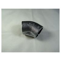 東尾メック 白ねじ込み継手 45°エルボ シロ 45°L 2 45ドL 1個（直送品）