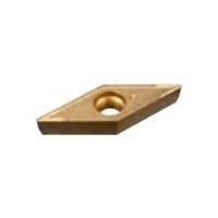 三菱マテリアル ポジ5°M級 35°ひし形インサート 中切削用 VBMT160412-MS:MP9015 1セット(10個)（直送品）