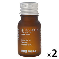 無印良品 エッセンシャルオイル ティートリー 10mL 1セット（2個） 良品計画