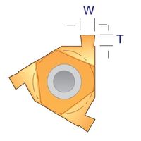 溝入れチップ（IR/EL用）1.20Wx1.6T、BXC 16IREL1.20BXC（直送品）