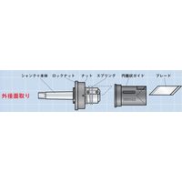 KOPAL 10ー46 外径面取り用 円錐状ガイド 90° KP02ー535 1個（直送品）