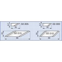 KOPAL KOPAL2ー36~80ー120外径用ブレード90°刃先角14° KP02ー310ー14 1個（直送品）